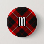 Badge Rond 5 Cm Bouton Clan Cunningham Tartan (Devant)