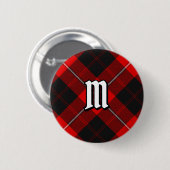 Badge Rond 5 Cm Bouton Clan Cunningham Tartan (Devant & derrière)