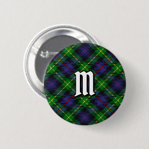 Badge Rond 5 Cm Bouton Clan Farquharson Tartan