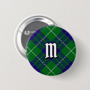 Badge Rond 5 Cm Bouton Clan Hamilton Chasse Tartan