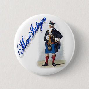 Badge Rond 5 Cm Bouton Clan MacIntyre Scottish Dream
