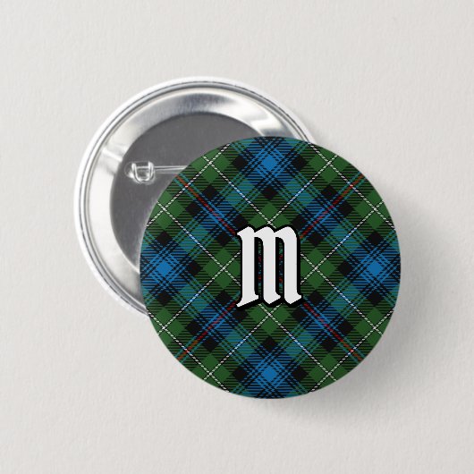 Badge Rond 5 Cm Bouton Clan MacKenzie Tartan (Devant & derrière)