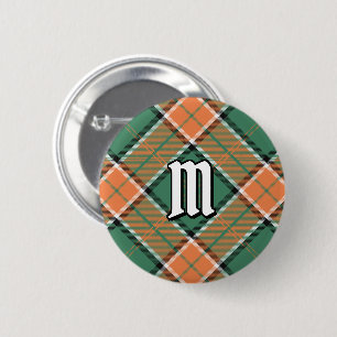 Badge Rond 5 Cm Bouton Clan Pollock Tartan