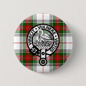 Badge Rond 5 Cm Bouton Clan Stewart Tartan Crest (Devant)