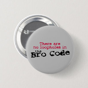 Badge Rond 5 Cm Bouton Code Bro