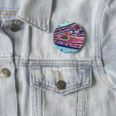 Badge Rond 5 Cm Bouton Coeur de foi (En situation)