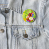 Badge Rond 5 Cm Bouton coloré (En situation)
