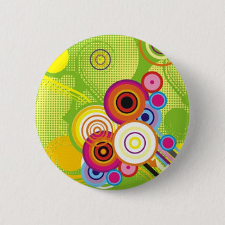 Badge Rond 5 Cm Bouton coloré de cercles