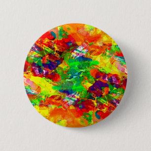 Badge Rond 5 Cm Bouton coloré de peinture