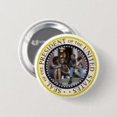 Badge Rond 5 Cm Bouton commémoratif du président Obama (Devant & derrière)