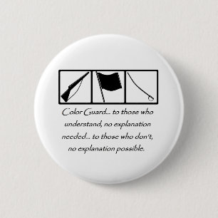 Badge Rond 5 Cm Bouton Compréhension du garde-couleur