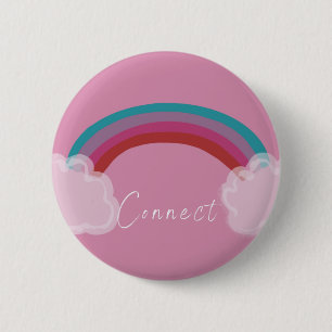 Badge Rond 5 Cm Bouton Connexion