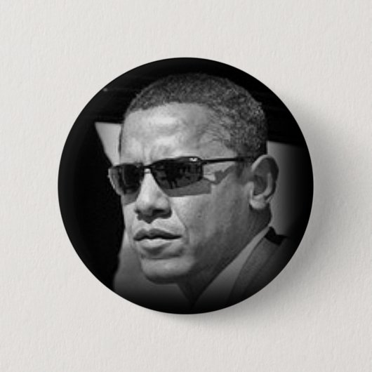 Badge Rond 5 Cm Bouton COOL Obama 2 (Devant)