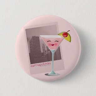 Badge Rond 5 Cm bouton cosmopolite