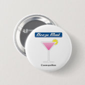 Badge Rond 5 Cm Bouton cosmopolite (Devant & derrière)