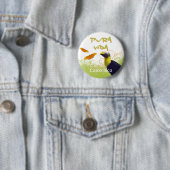 Badge Rond 5 Cm Bouton Costa Rica Pura Vida Toucan (En situation)