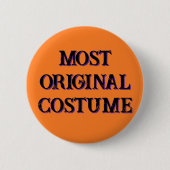 Badge Rond 5 Cm Bouton "Costume le plus original" (Devant)
