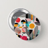 BADGE ROND 5 CM BOUTON COULEUR (Devant & derrière)