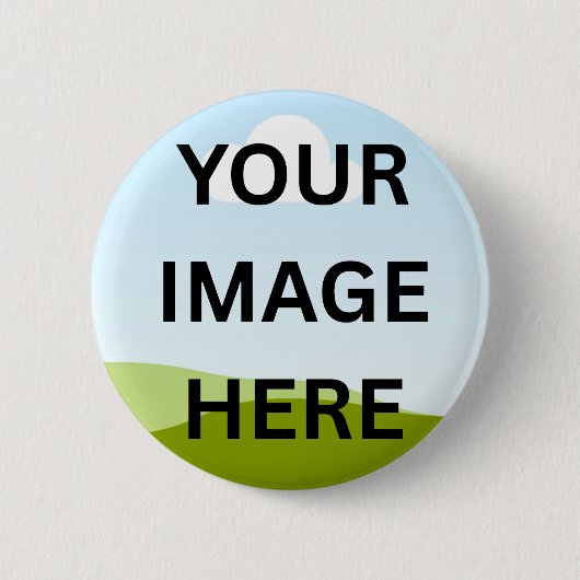 Badge Rond 5 Cm Bouton Créer votre propre image (Devant)