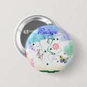 Badge Rond 5 Cm Bouton Croire (Devant & derrière)