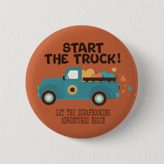Badge Rond 5 Cm Bouton Croptoberfest 2024 - Commencez le camion! O