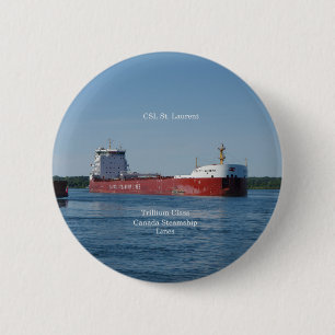 Badge Rond 5 Cm Bouton CSL St Laurent