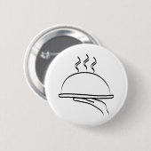 Badge Rond 5 Cm Bouton_Cuisiner (Devant & derrière)