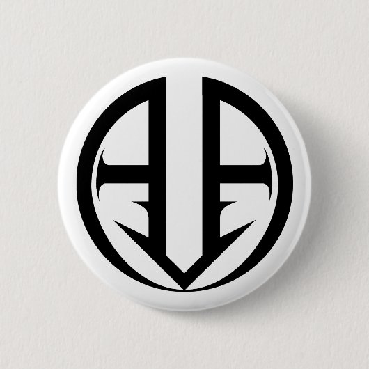 Badge Rond 5 Cm Bouton d'aa (Devant)