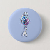 Badge Rond 5 Cm Bouton d'abbaye (Devant)