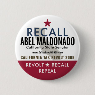 Badge Rond 5 Cm Bouton d'Abel Maldonado de rappel