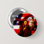 Badge Rond 5 Cm Bouton d'Abraham Lincoln (Devant & derrière)