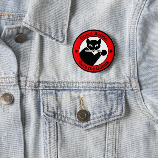 Badge Rond 5 Cm Bouton d'action directe (En situation)