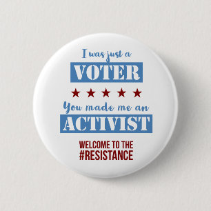 Badge Rond 5 Cm Bouton d'activiste