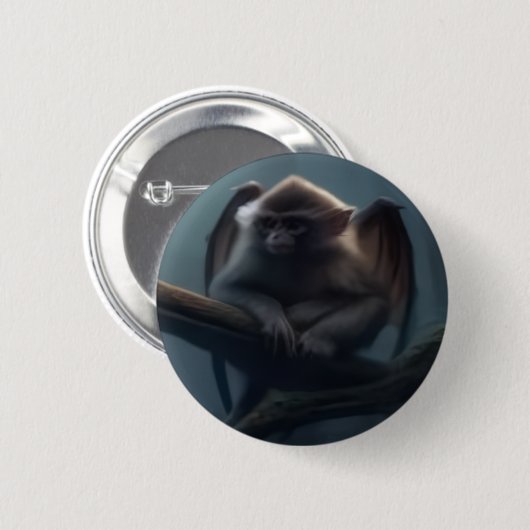 Badge Rond 5 Cm Bouton d'affichage solitaire (Devant & derrière)