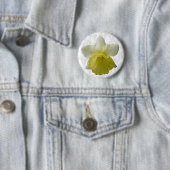 Badge Rond 5 Cm Bouton Daffodil (En situation)