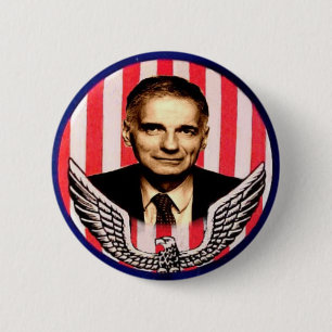 Badge Rond 5 Cm Bouton d'aigle de Nader