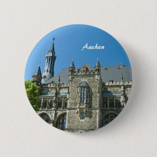 Badge Rond 5 Cm Bouton d'Aix-la-Chapelle