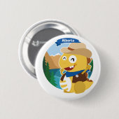 Badge Rond 5 Cm Bouton d'Alberta VIPKID (Devant & derrière)