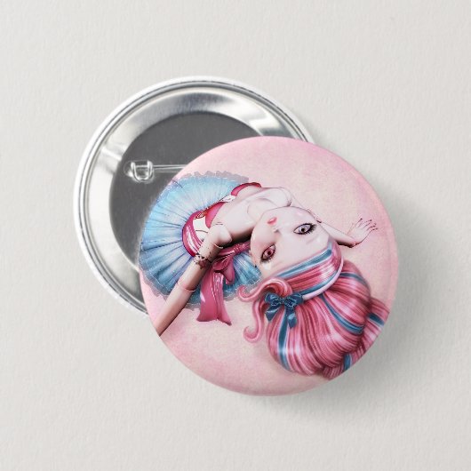 Badge Rond 5 Cm Bouton d'Alice (Devant & derrière)