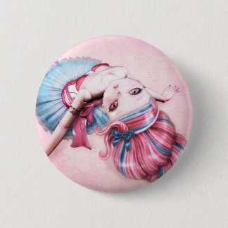 Badge Rond 5 Cm Bouton d'Alice
