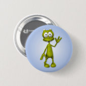 Badge Rond 5 Cm Bouton d'alien de Lil (Devant & derrière)
