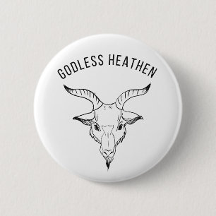 Badge Rond 5 Cm Bouton d'alimentation sans odeur Phillip noir