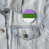 Badge Rond 5 Cm Bouton d'allié de Genderqueer (En situation)