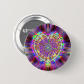Badge Rond 5 Cm Bouton d'amour (Devant & derrière)