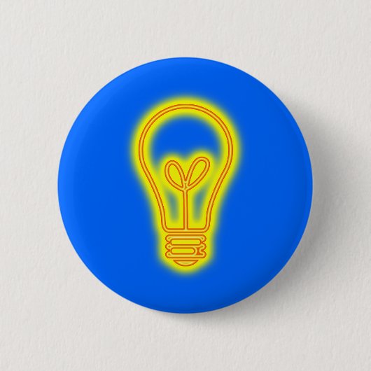 Badge Rond 5 Cm Bouton d'ampoule (Devant)