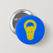 Badge Rond 5 Cm Bouton d'ampoule (Devant & derrière)
