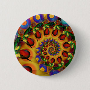 Badge Rond 5 Cm Bouton d'amusement de carnaval