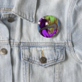 Badge Rond 5 Cm Bouton d'AmyxAlice (En situation)
