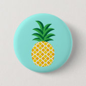 Badge Rond 5 Cm Bouton d'ananas (Devant)