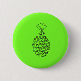 Badge Rond 5 Cm Bouton d'ananas d'étincelle
